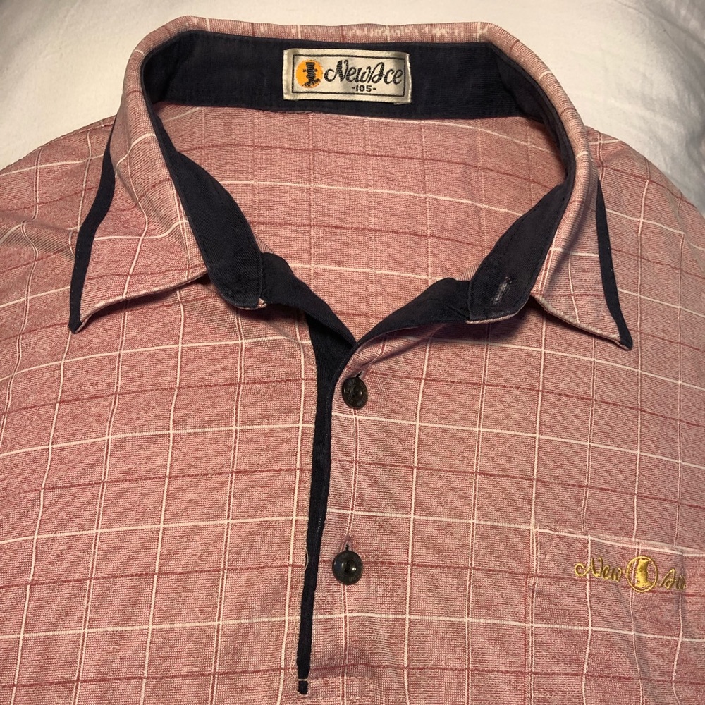 RARE VINTAGE NewAce button-up short-sleeve